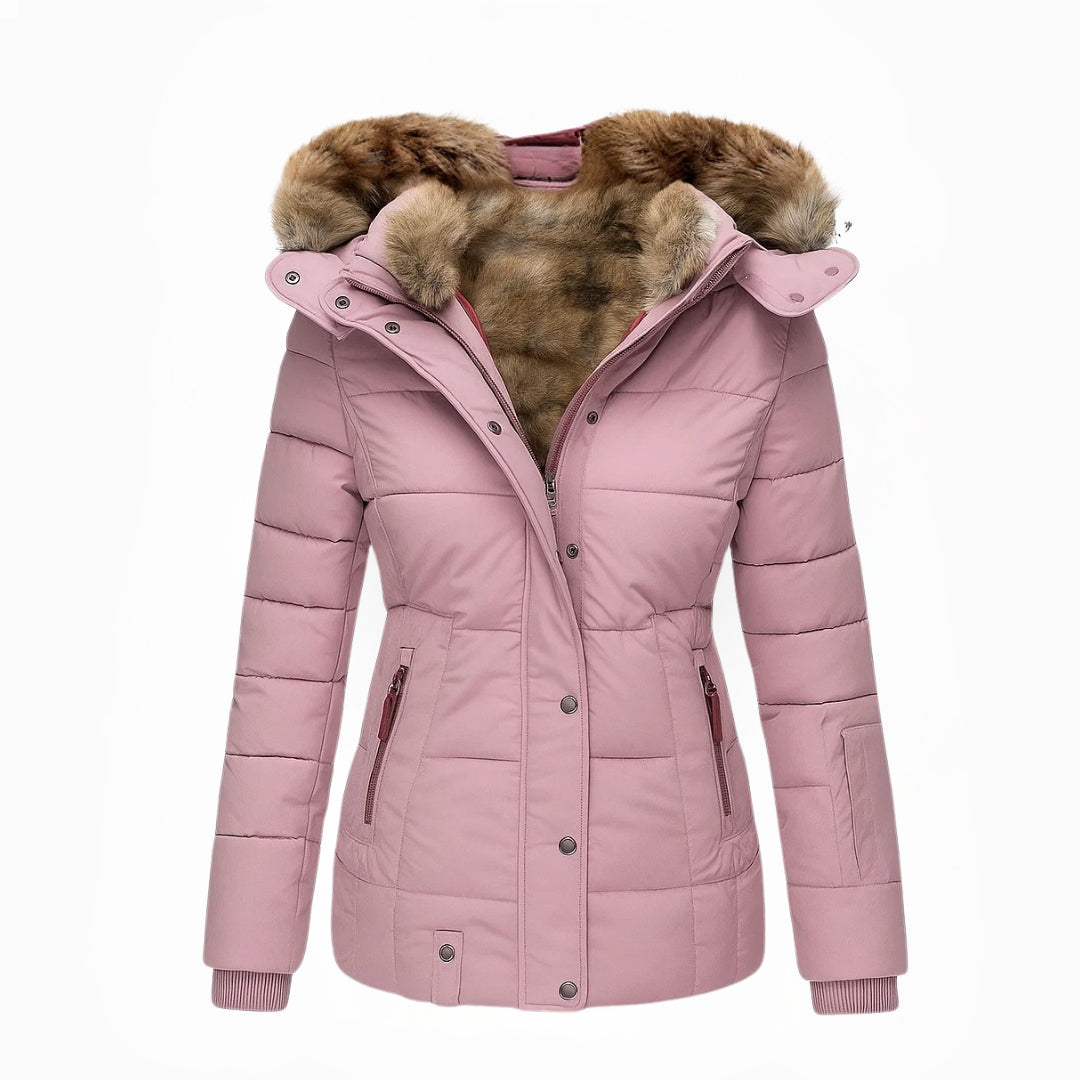 Anna™ | Warmer mit Fell gefütterter Wintermantel Lindemann Mode