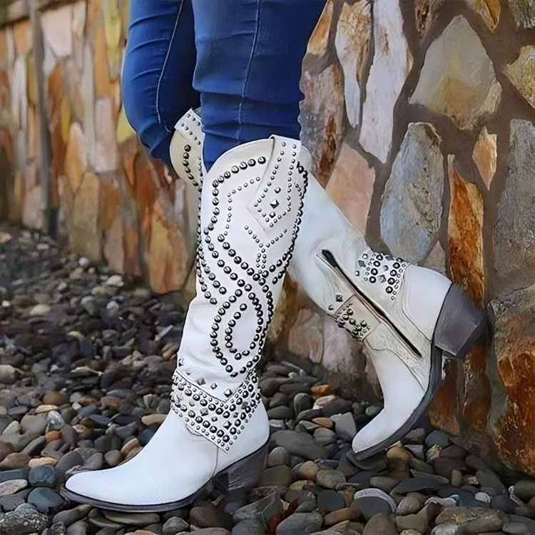 Linda | Western Knee-High Boots Rose & Mark - Toronto