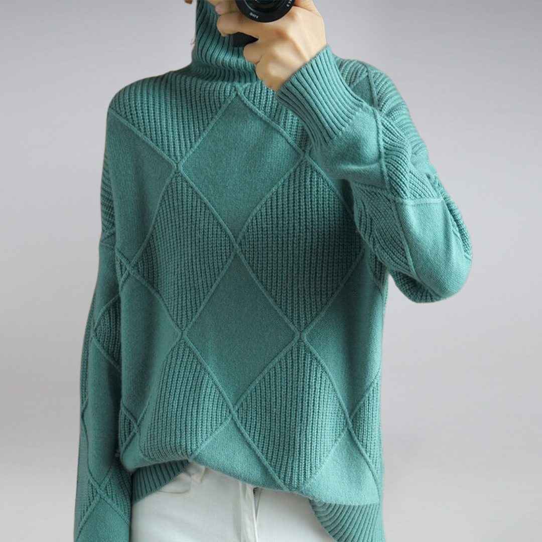 Cozy Turtleneck Sweater Jennifer & Jacob