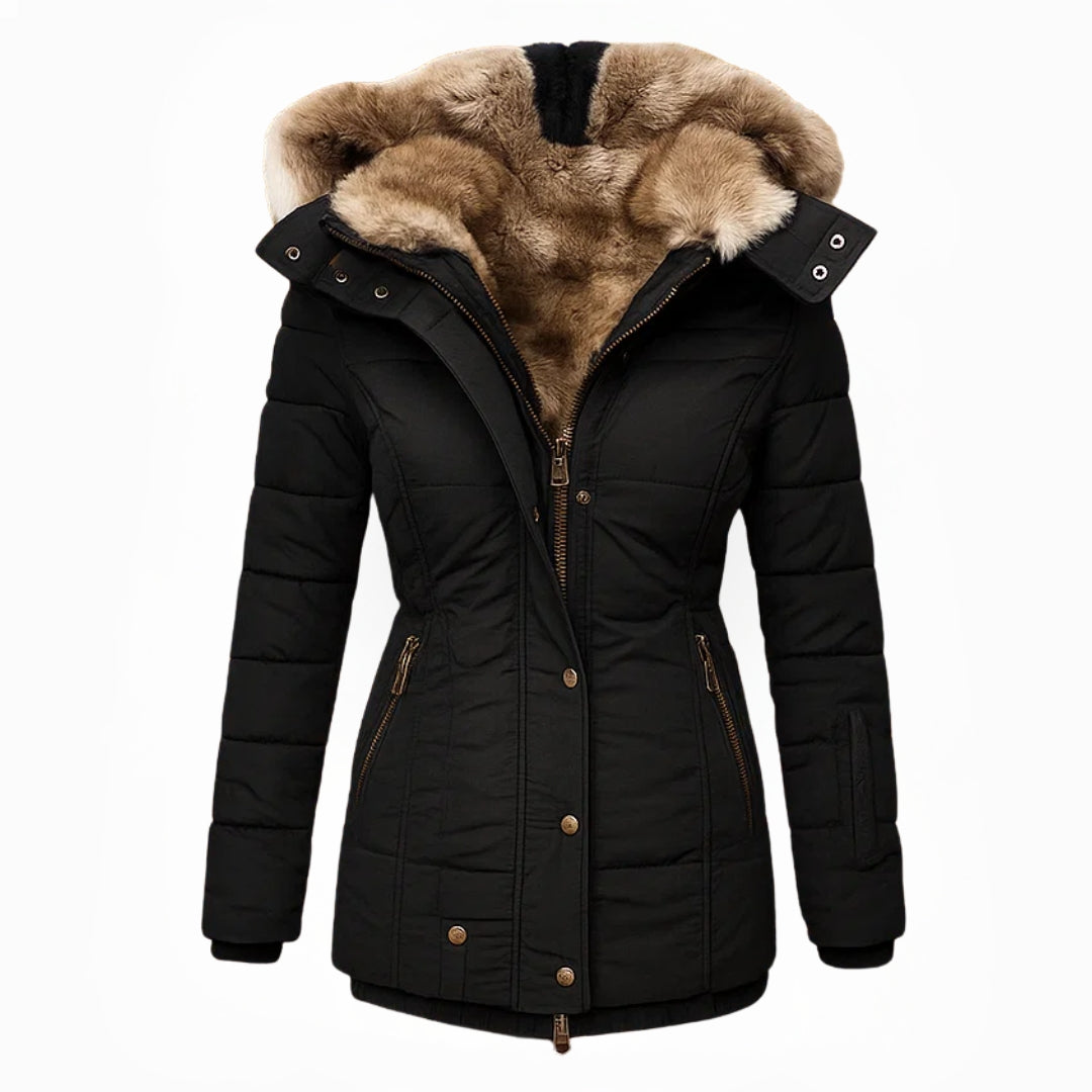 Anna™ | Warmer mit Fell gefütterter Wintermantel Lindemann Mode