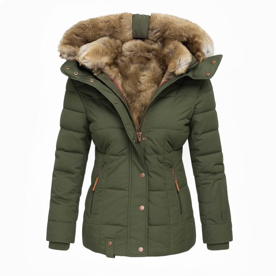 Anna™ | Warmer mit Fell gefütterter Wintermantel Lindemann Mode