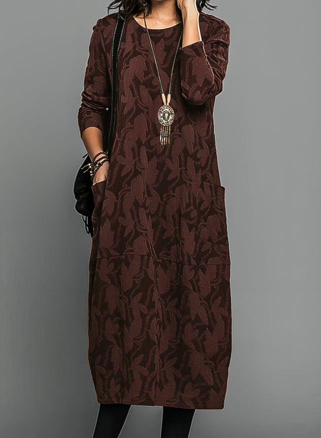 Dina | Elegant Winter Dress Carver & Rose