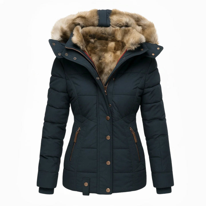 Anna™ | Warmer mit Fell gefütterter Wintermantel Lindemann Mode