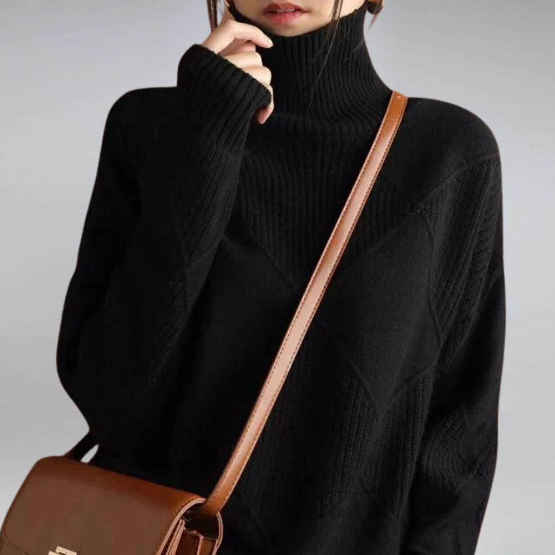 Cozy Turtleneck Sweater Jennifer & Jacob