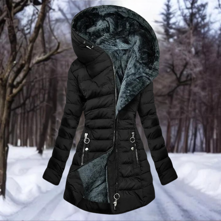 Senna | Elegant Parka with Plush Lining Carver & Rose