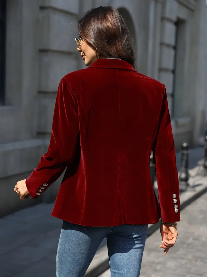 JULISSA | ELEGANT VELVET BLAZER David Toronto