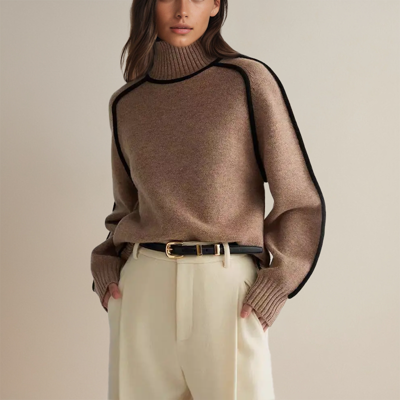 Classy Turtleneck Sweater Jennifer & Jacob