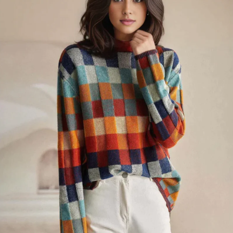 Creative Turtleneck Sweater Jennifer & Jacob