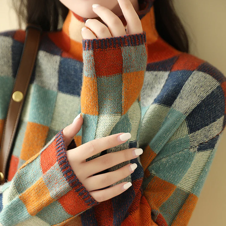 Creative Turtleneck Sweater Jennifer & Jacob