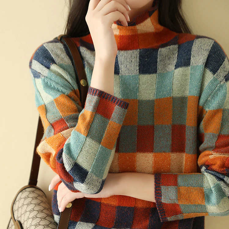 Creative Turtleneck Sweater Jennifer & Jacob