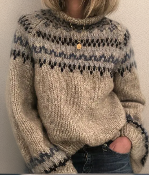Retro Autumn Sweater Jennifer & Jacob