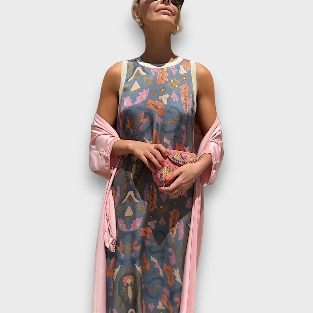 Elveria –  Maxikleid mit Cardigan Emma Fioretti